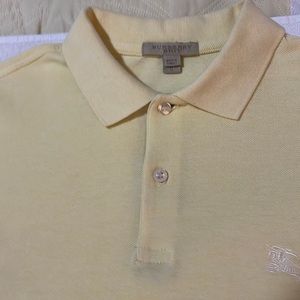 Burberry brit polo size small color yellow